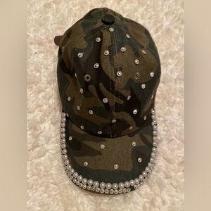 Blinged out Camo cap!!! brand NEW